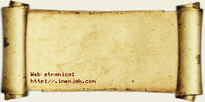 Jovana Maksić vizit kartica